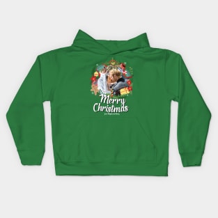 Meghan & Harry Merry Christmas Kids Hoodie